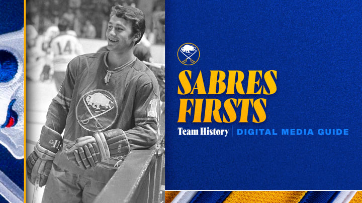 Buffalo Sabres Digital Media Guide - Sabres Firsts - Gilbert Perreault pictured