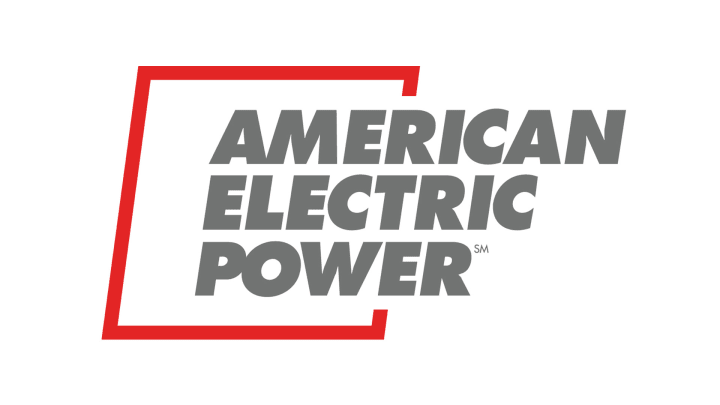 American Electric Power logo on white background.