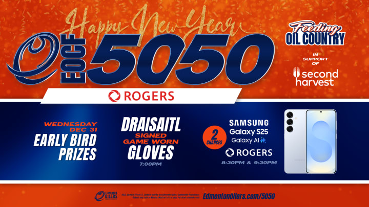 Banner showing the beneficiaries of the current EOCF 50/50 raffle and some early bird prizes.