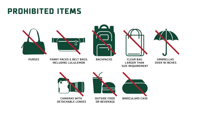 Safety and Security / Clear Bag Policy