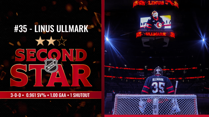 Linus Ullmark Second Star Article