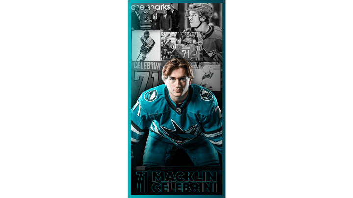 Macklin Celebrini #71 Player Card