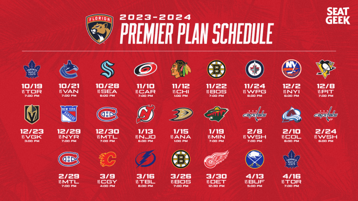 Premier Plan, Florida Panthers