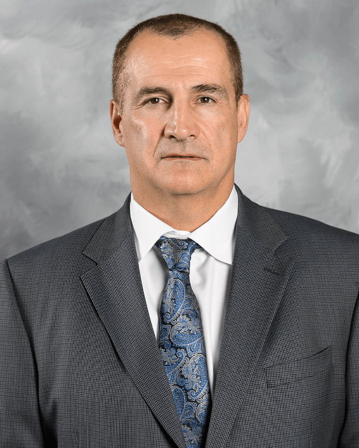 Photo of Blue Jackets Assistant General Manager, Basil McRae.