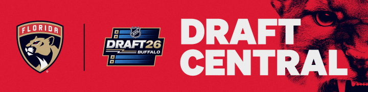 2026 Florida Panthers Draft Central Banner