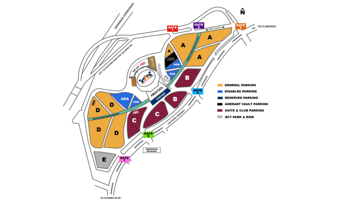 Parking | Florida Panthers | Florida Panthers