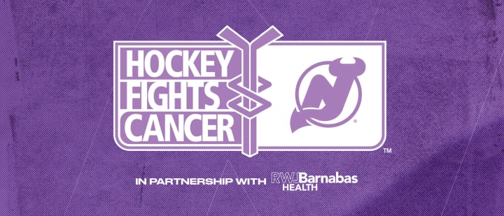 New Jersey Devils Hockey Fights Cancer in partnership with RWJBarnabas Health